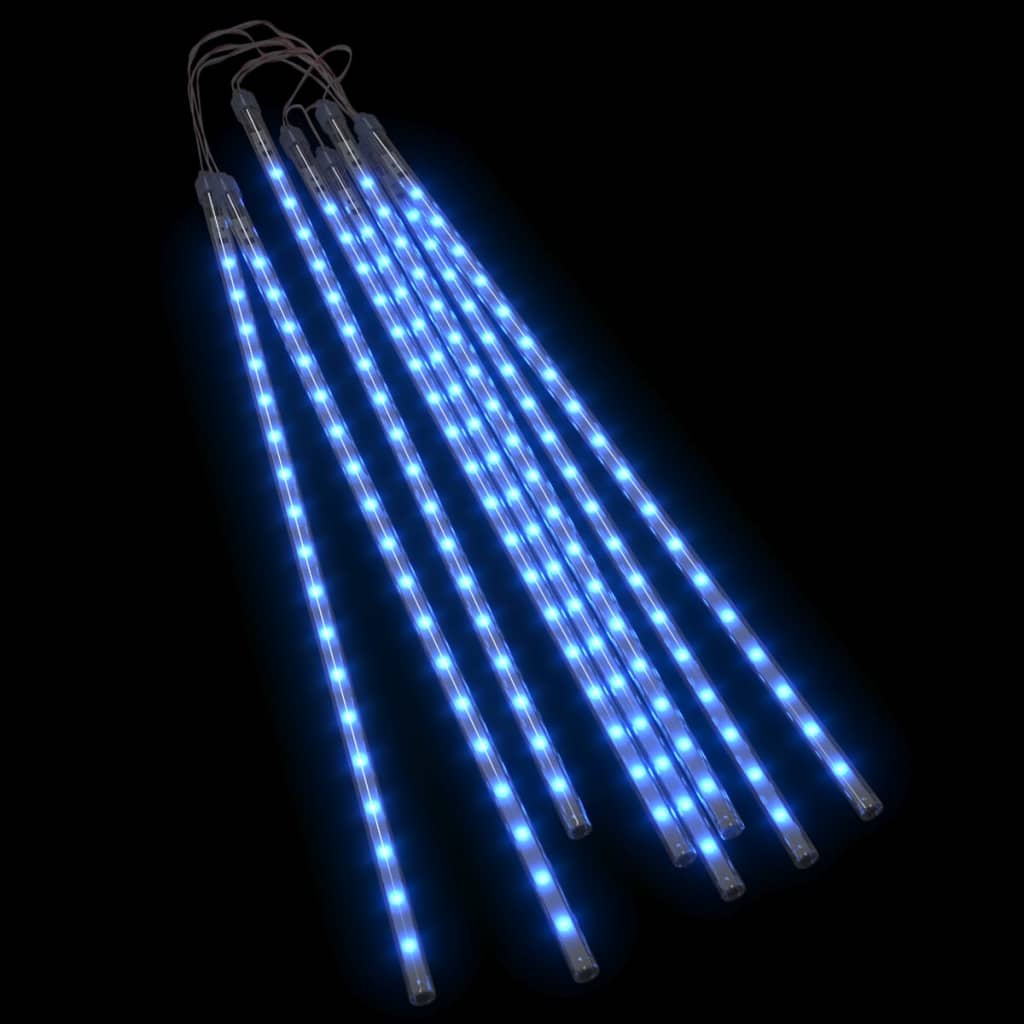 8 Stk. Meteorlichter 50 cm 288 LEDs Innen- Aussenbereich Blau