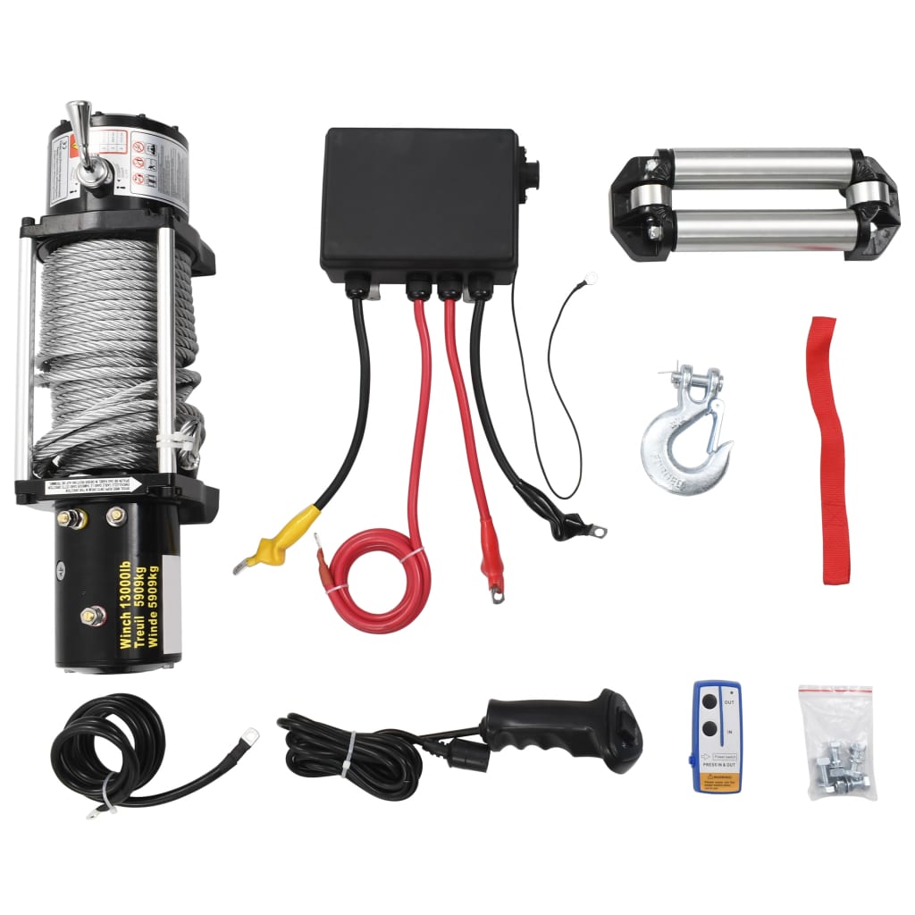 Electric Winch 12 V 13000 lbs