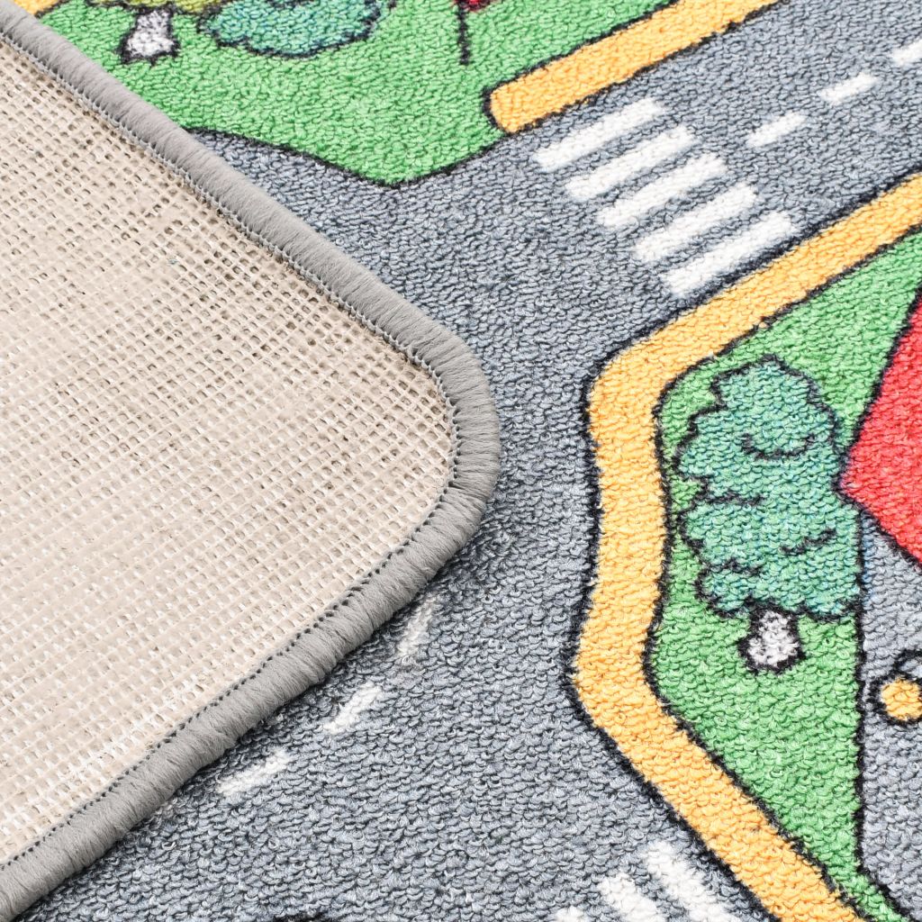 Play Mat Loop Pile 80x120 cm City Road Pattern