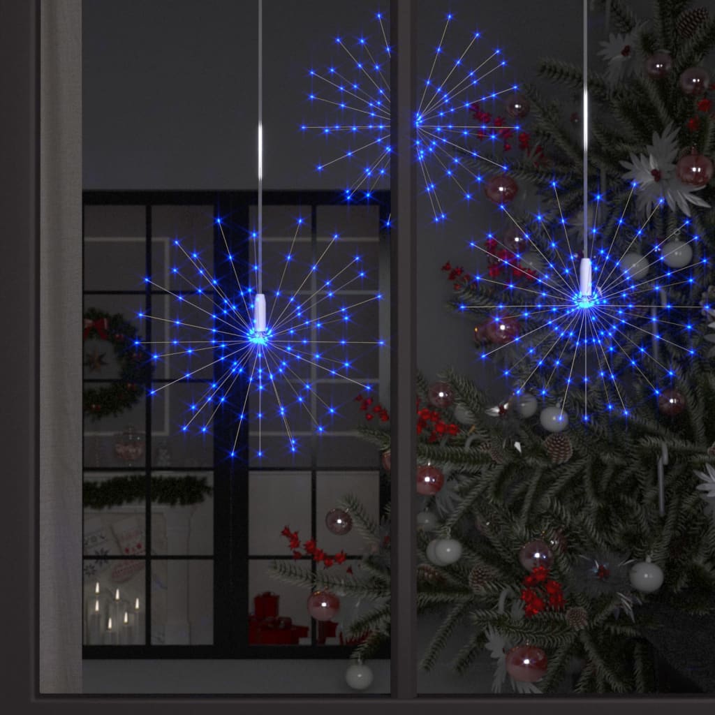Feuerwerk-Lichterketten Blau 20 cm 140 LEDs 