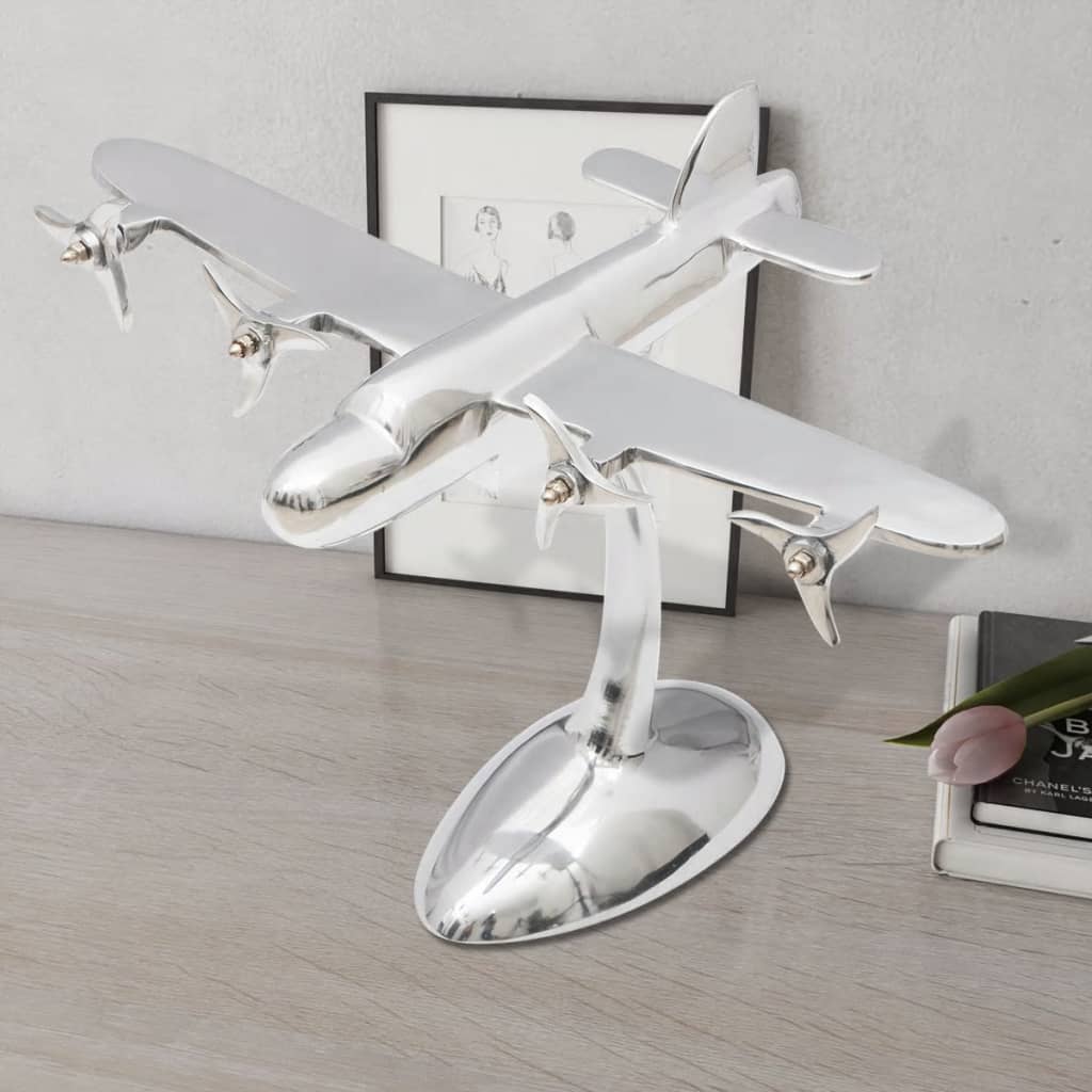 Aluminium Aeroplane Model Desktop Decoration