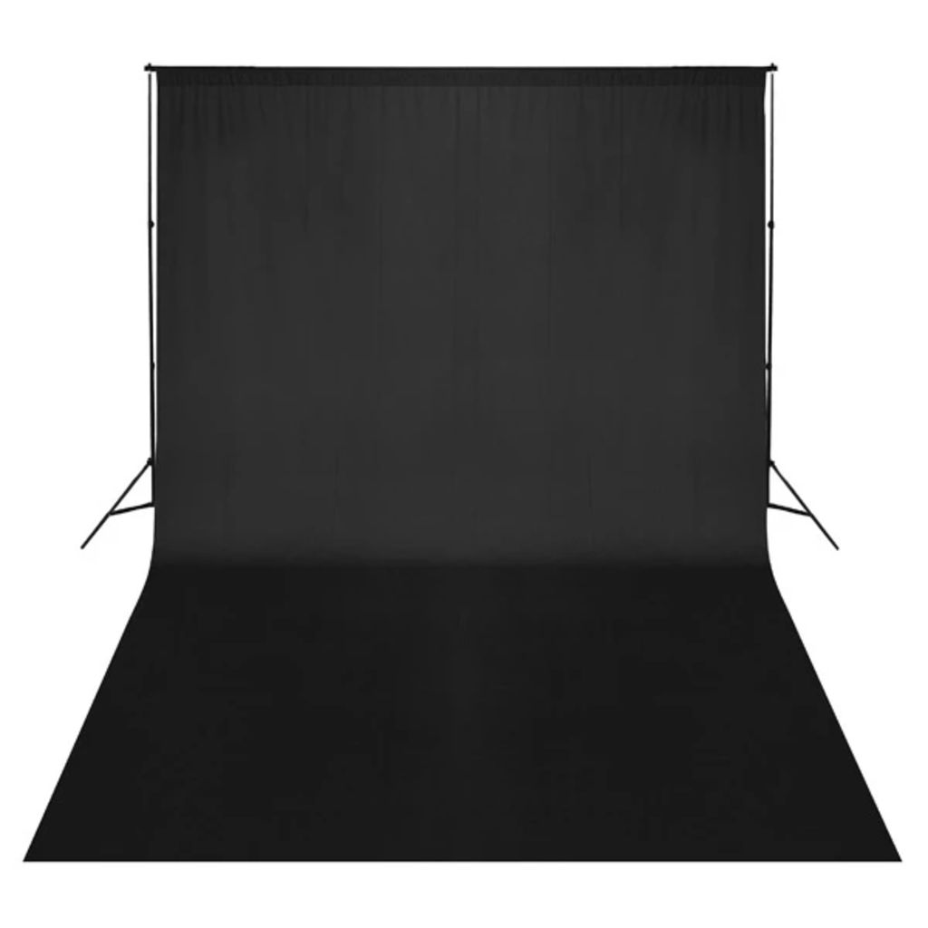 Backdrop Cotton Black 500x300 cm