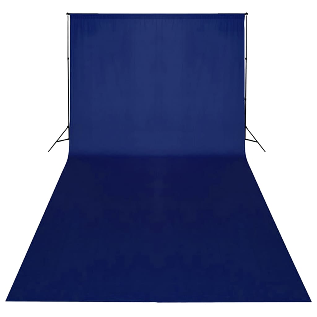 Hintergrund Baumwolle Blau 600x300 cm Chroma-Key