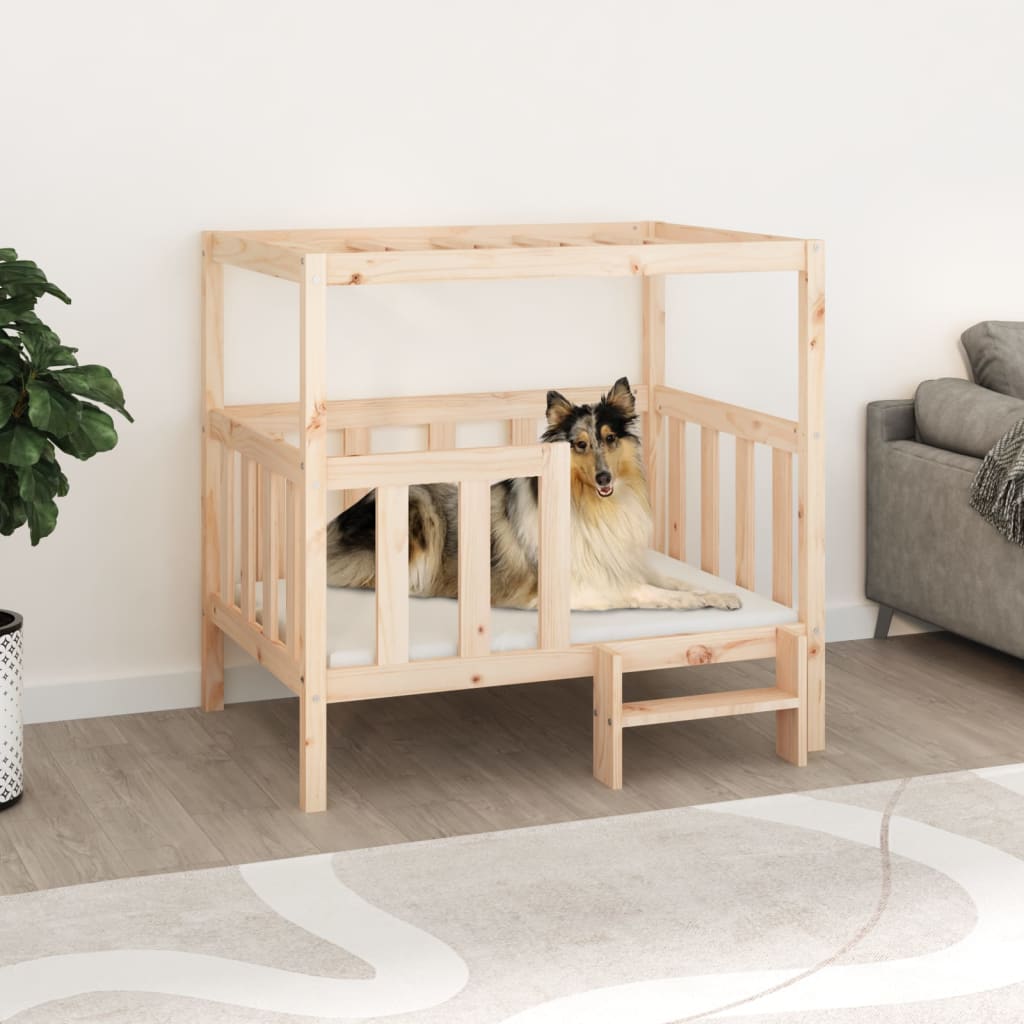 Dog Bed 105.5x83.5x100 cm Solid Wood Pine