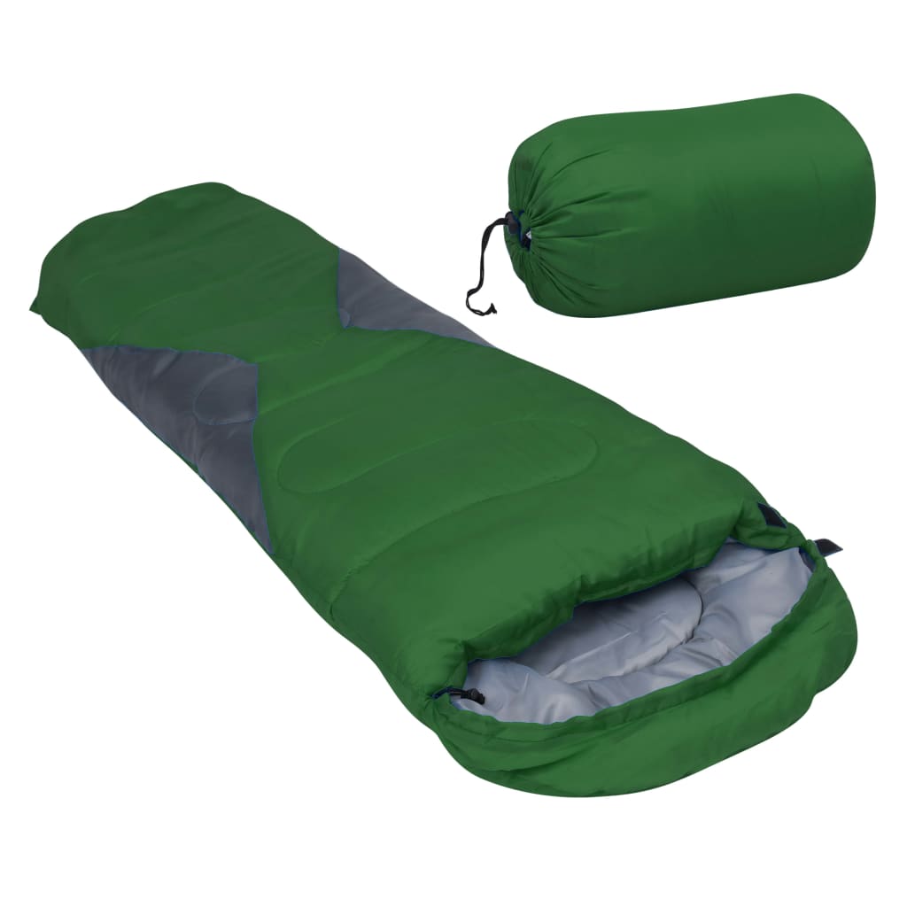 Leichter Mumienschlafsack für Kinder Grün 670g 10°C