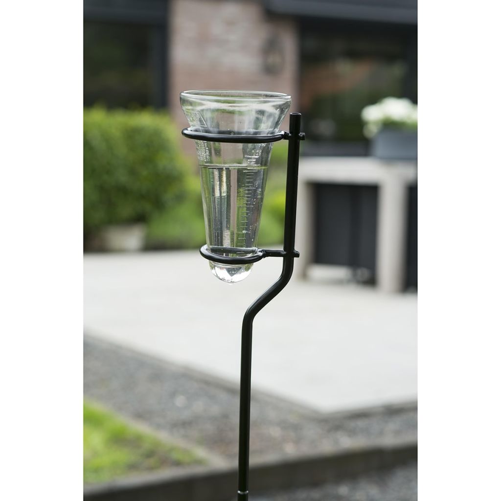 Nature Rain Gauge with Stand Glass 130 cm 6080089