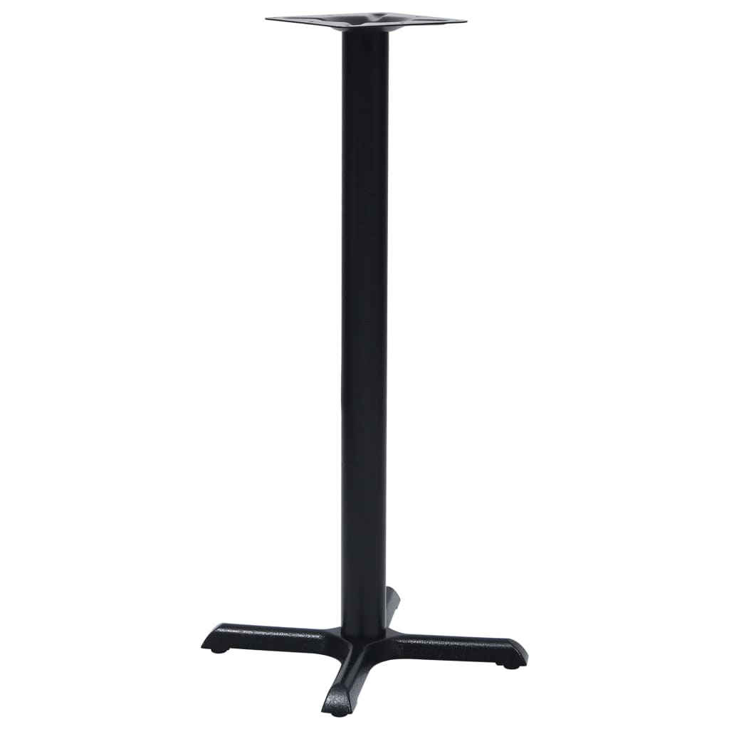 Bistro Table Leg Black 56x56x107 cm Cast Iron