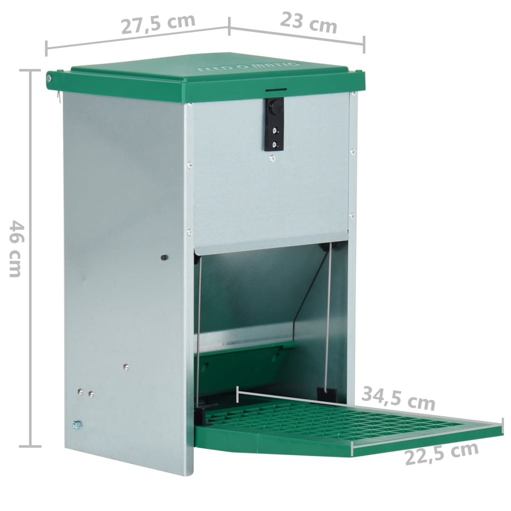 Geflügel-Futterautomat Feedomatic mit Pedal 8 kg