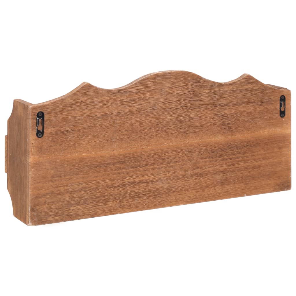 Wandgarderobe Braun 50×10×23 cm Holz