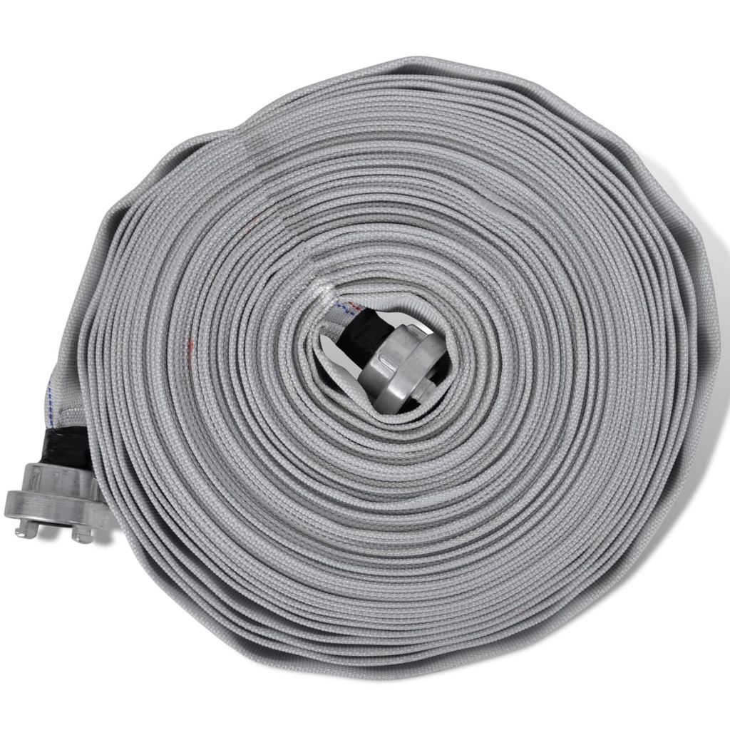 Fire Hose Flat Hose 20 m with D-Storz Couplings 1 Inch