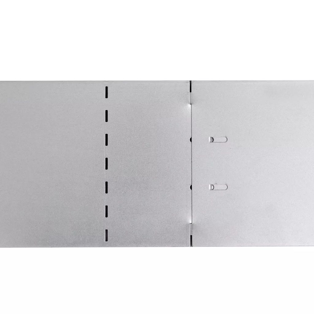 Flexible Rasenkante 20-er Set Verzinkter Stahl 100x14 cm