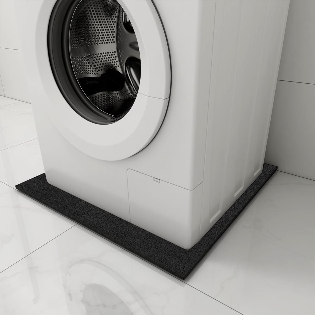Anti-vibration Washing Machine Mat Black 60x60x1 cm
