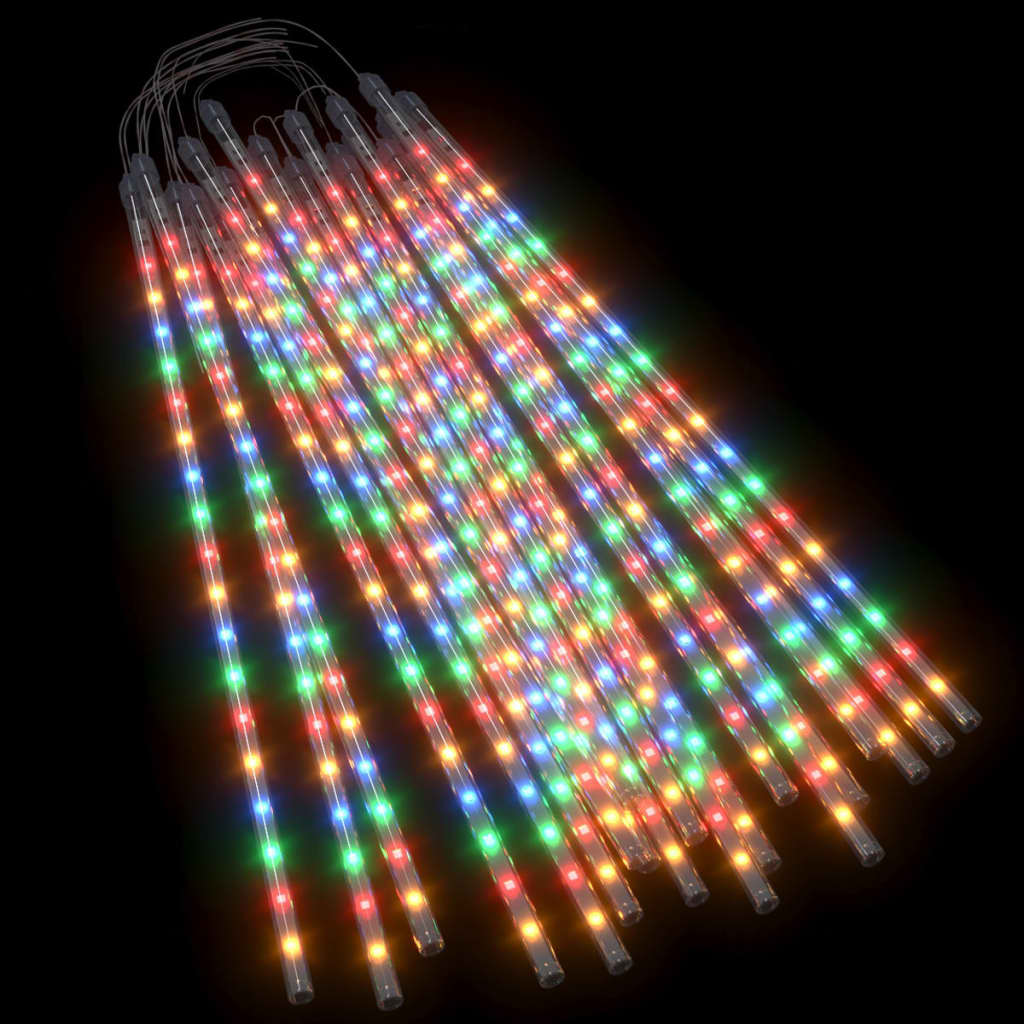 Meteor Lights 20 pcs 50 cm Colourful 720 LEDs Indoor Outdoor