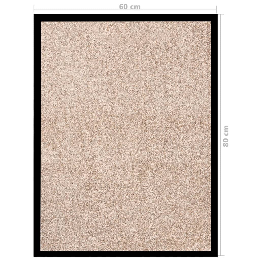 Doormat  Beige 60x80 cm