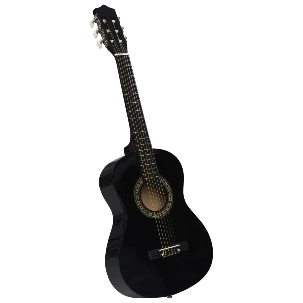 Classical Guitar for Beginner and Kids Black 1/2 34"