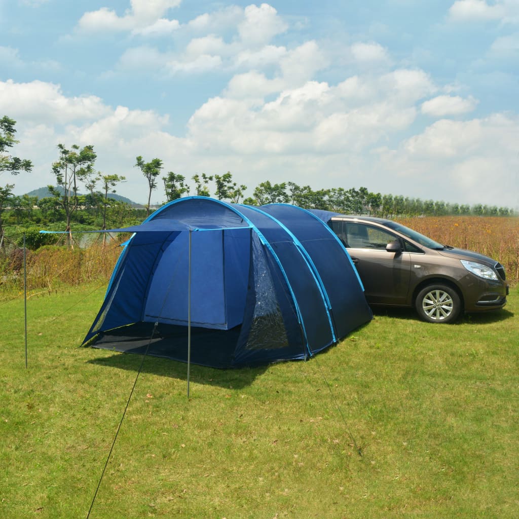 Camping Tent 390x330x195 cm Blue