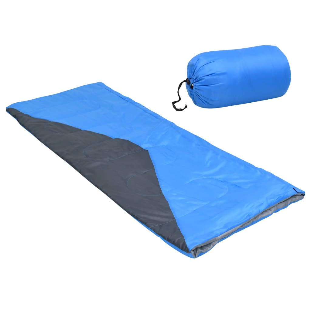 Leichter Umschlag-Schlafsack Blau 1100g 10°C 
