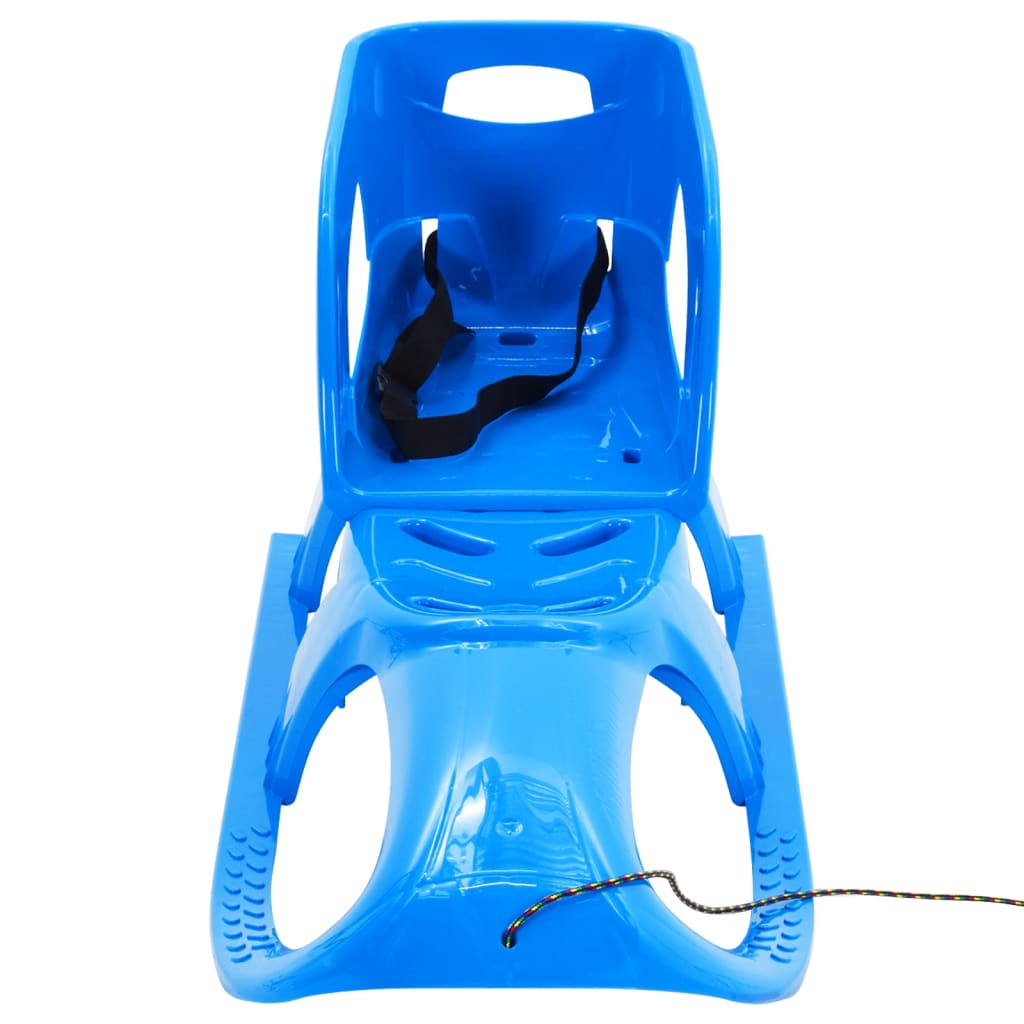 Sledge with Seat Blue 102.5x40x23 cm Polypropylene
