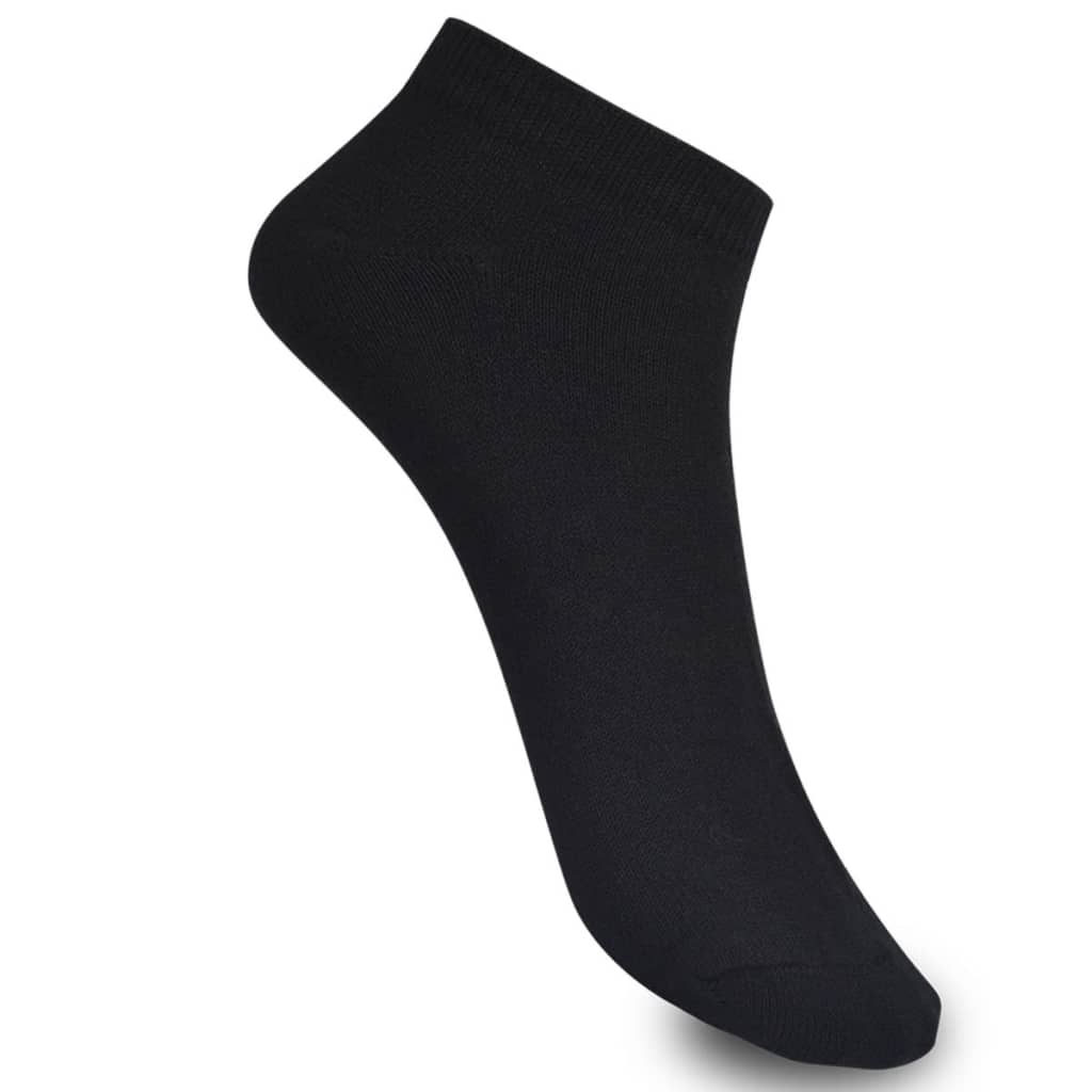 Sneaker Socks 43-46 Black 24 Pairs