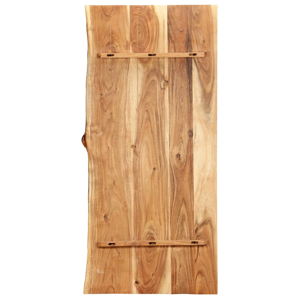 Badezimmer-Waschtischplatte Massivholz Akazie 114x52x3,8 cm