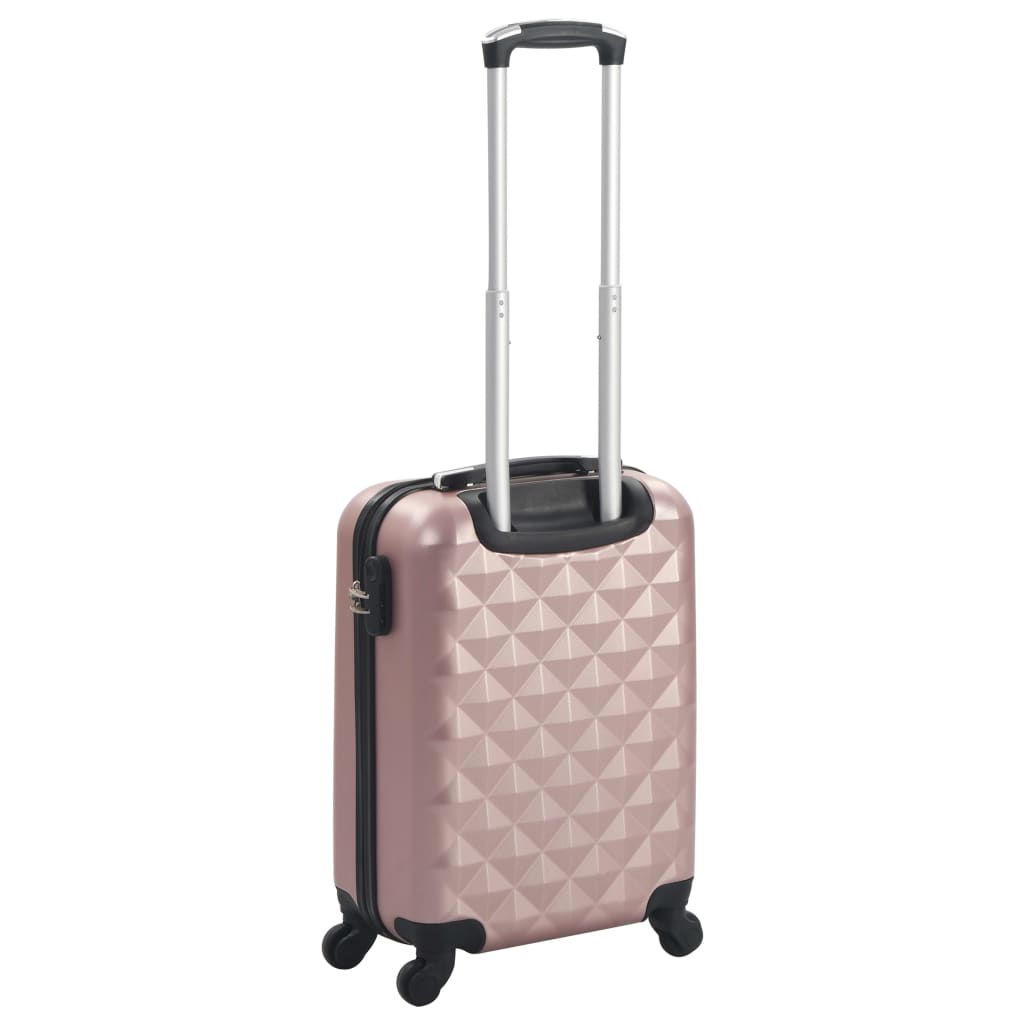 Hartschalen-Trolley Roségold ABS