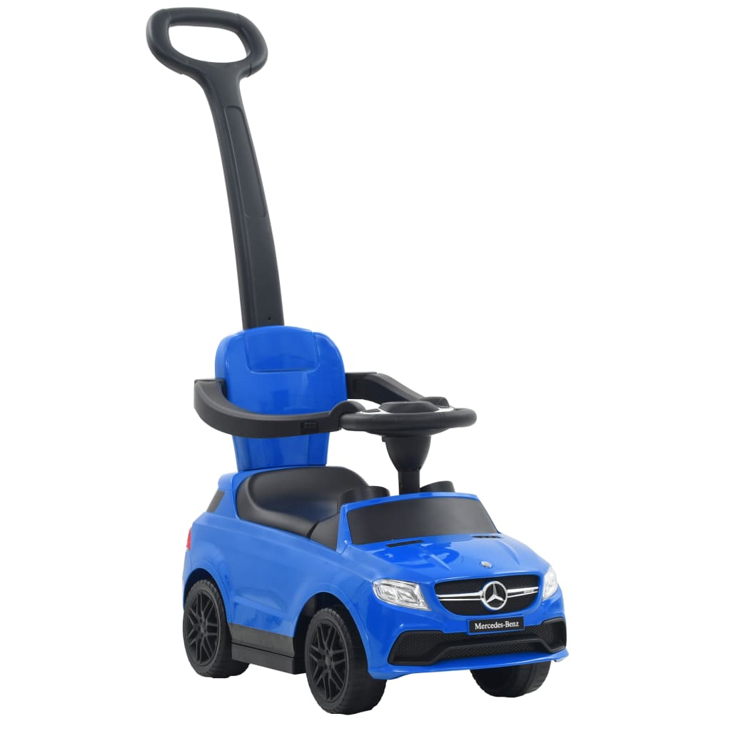 Kinder-Aufsitzauto mit Schiebstange Mercedes Benz GLE63 Blau