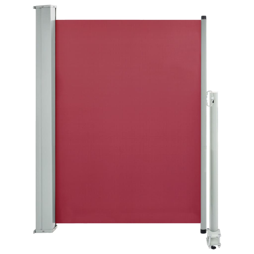 Ausziehbare Seitenmarkise 100x300 cm Rot