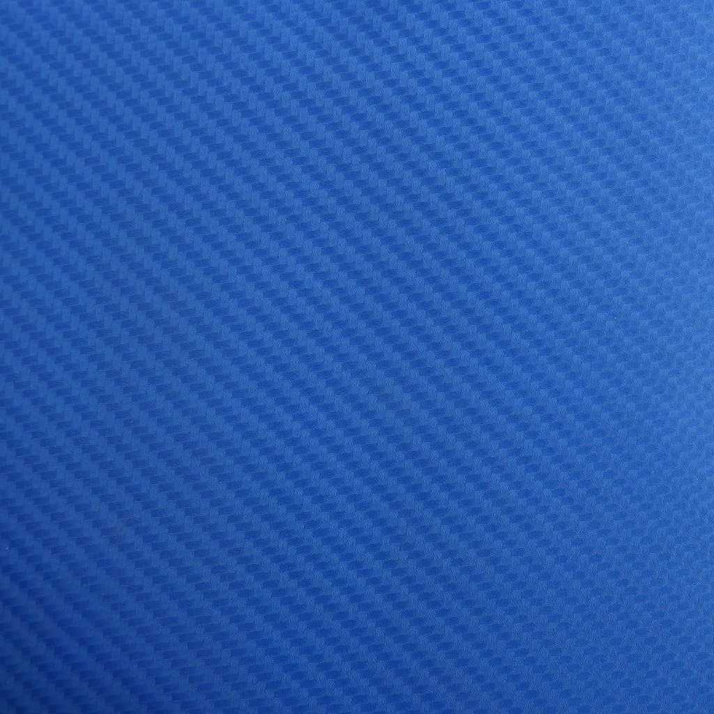 Autofolien 2 Stk. 4D Blau 100x150 cm+50x150 cm