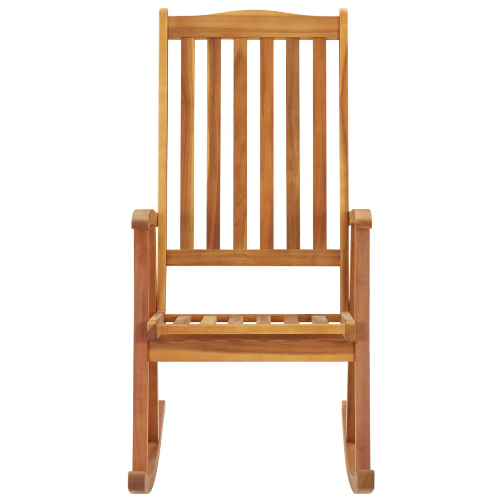 3064181 Rocking Chair with Cushions Solid Acacia Wood (311844+43181)