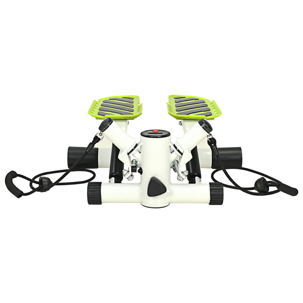 Swing Stepper with Resistance Cords White and Green