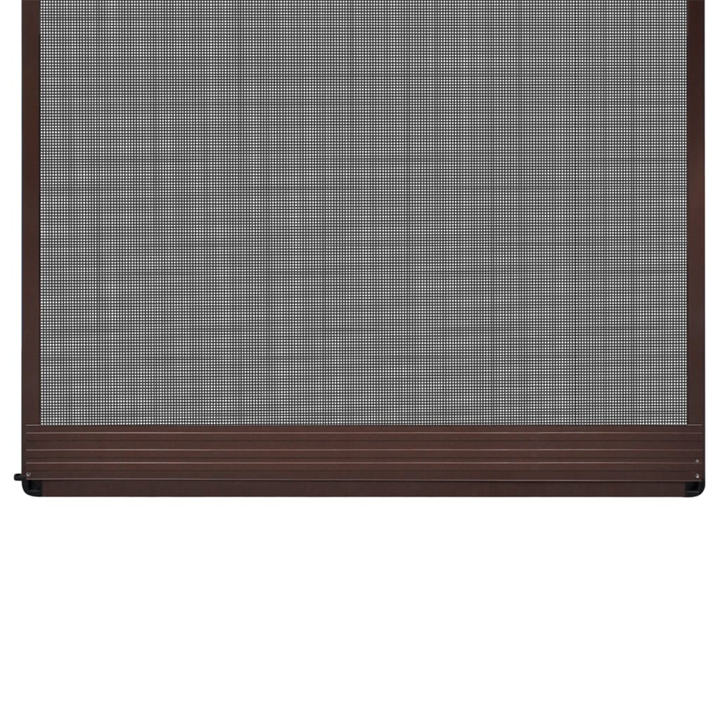 Brown Hinged Insect Screen for Doors 120 x 240 cm