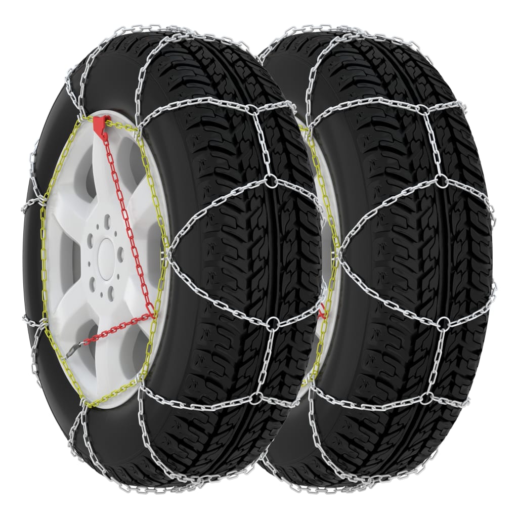 Car Tyre Snow Chains 2 pcs 9 mm KN90