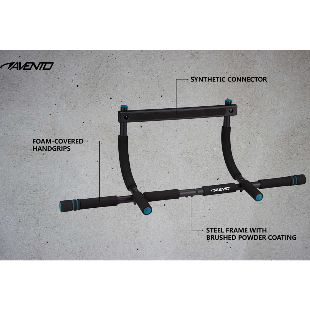 Avento Fitness-Klimmzugstange für Türrahmen Stahl 