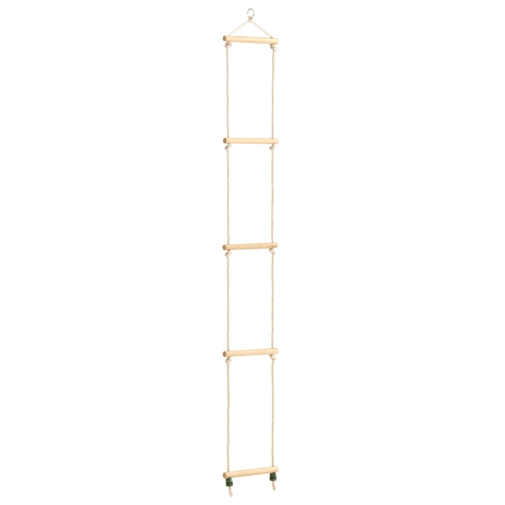 Kid's Rope Ladder Solid Wood and PE 30x168 cm