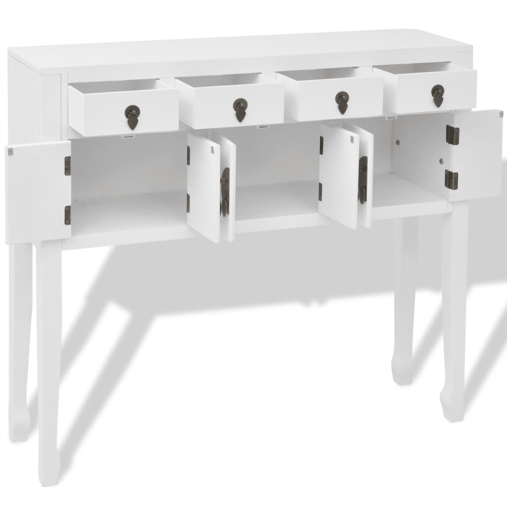   Sideboard Chinesischer Stil Massivholz Weiss