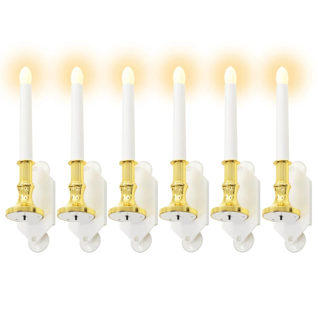Solar Candles 6 pcs LED Lights Warm White