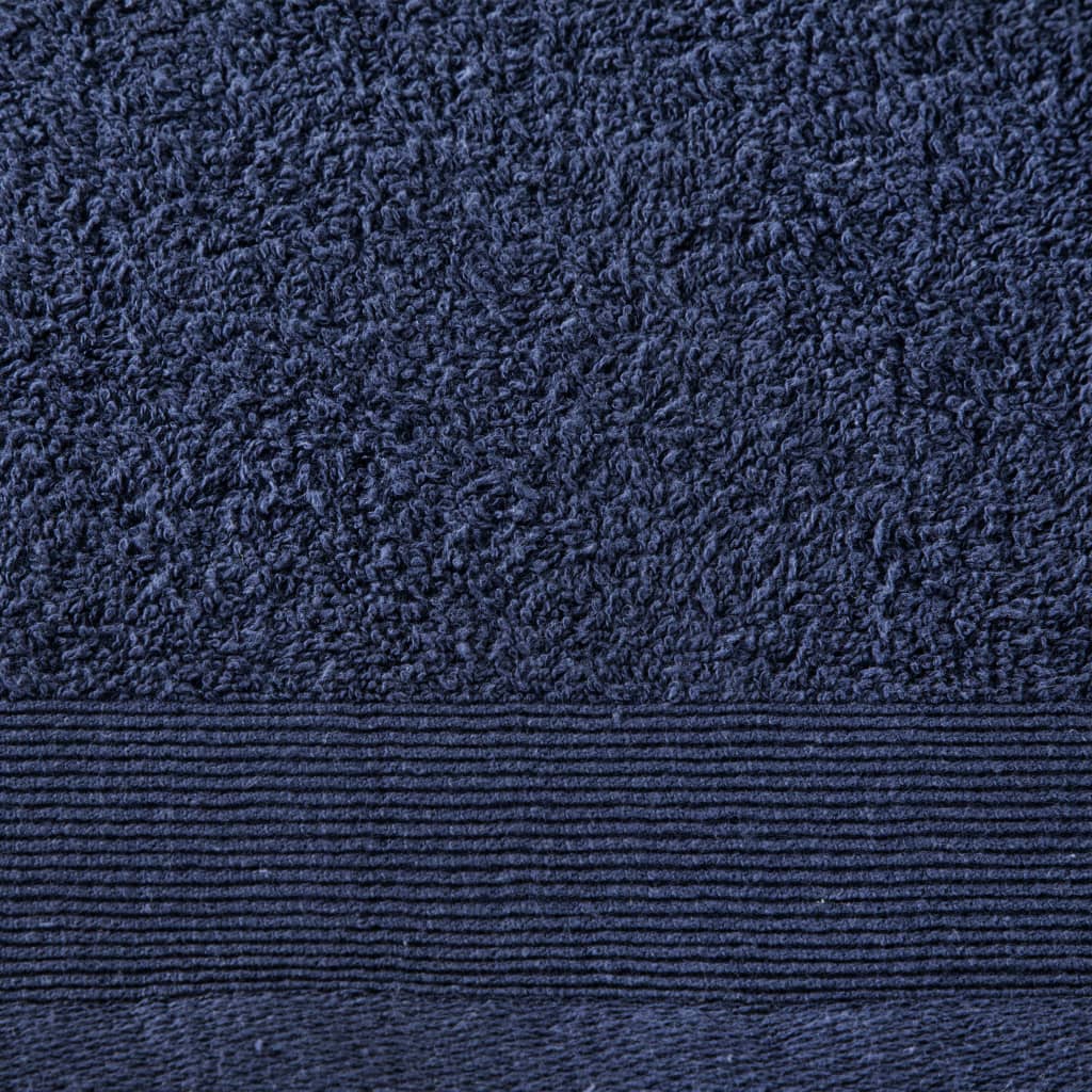 Handtücher 5 Stk. Baumwolle 450 g/m² 50 x 100 cm Marineblau