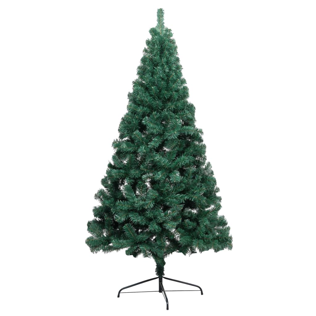 Artificial Half Pre-lit Christmas Tree with Ball Set Green 240 cm